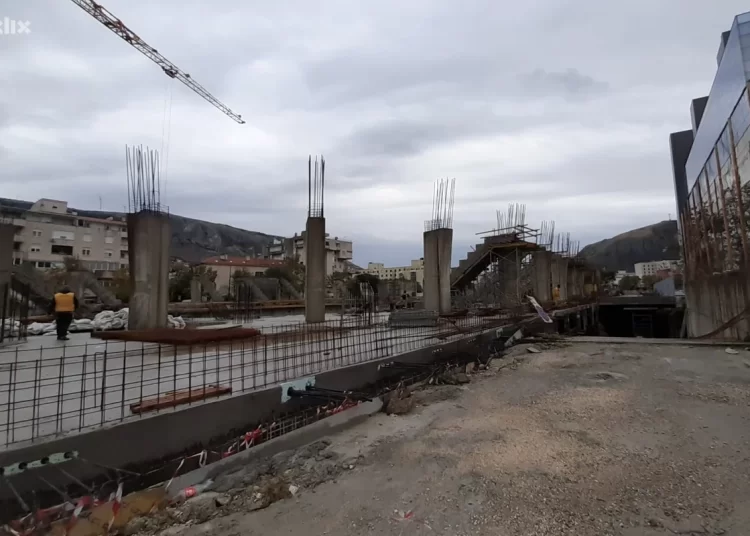 Počela izgradnja tribina na sportskoj dvorani u Mostaru