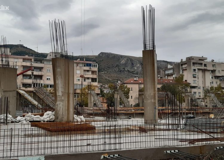 Počela izgradnja tribina na sportskoj dvorani u Mostaru