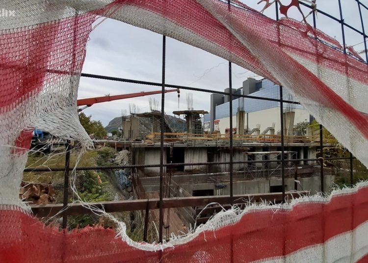 Počela izgradnja tribina na sportskoj dvorani u Mostaru
