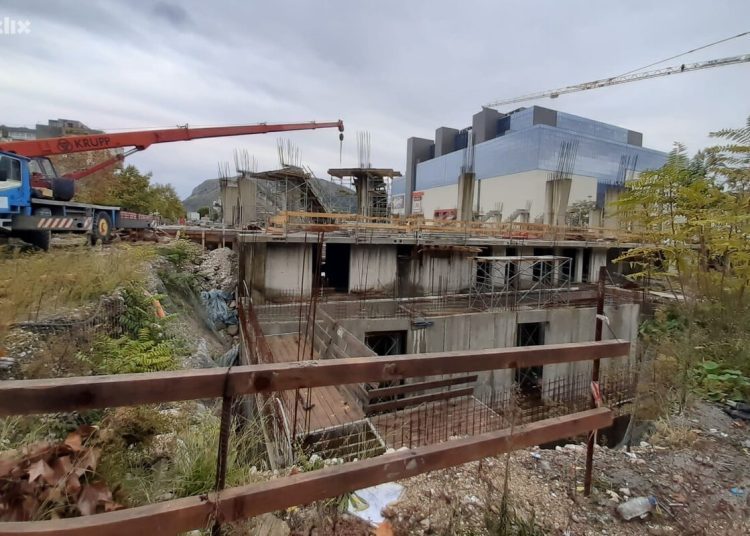 Počela izgradnja tribina na sportskoj dvorani u Mostaru