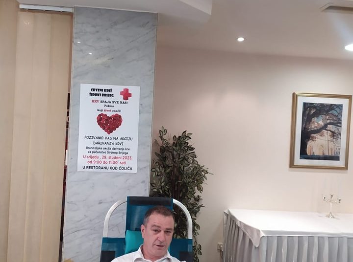 Široki Brijeg: U braniteljskoj akciji prikupljene 24 doze krvi