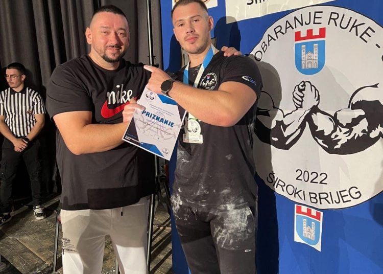 U Širokom Brijegu održano međunarodno natjecanje u obaranju ruke