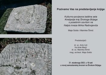 Najava: Predstavljanje knjige „Kulturno-povijesna baština sela Knešpolja kraj Širokog Brijega“
