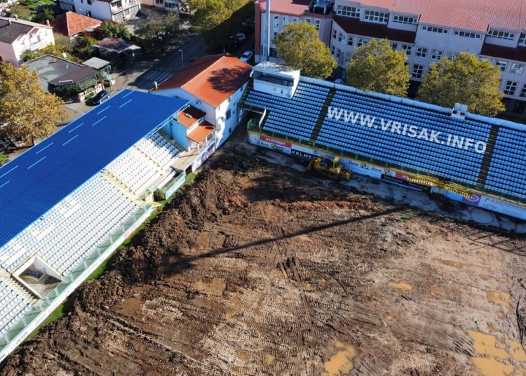 Pogledajte iz zraka u kojoj su fazi radovi na stadionu Pecara