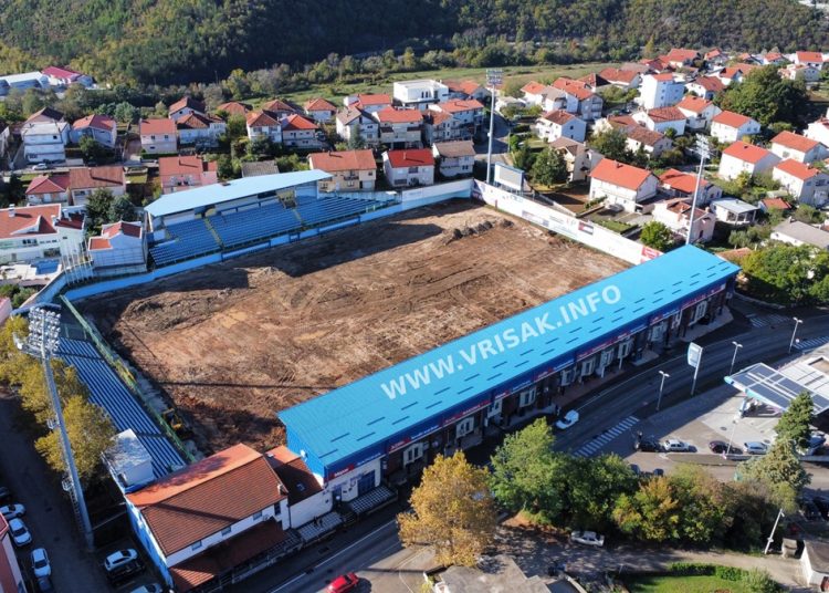 Pogledajte iz zraka u kojoj su fazi radovi na stadionu Pecara