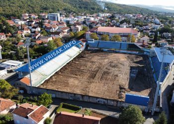 Pogledajte iz zraka u kojoj su fazi radovi na stadionu Pecara