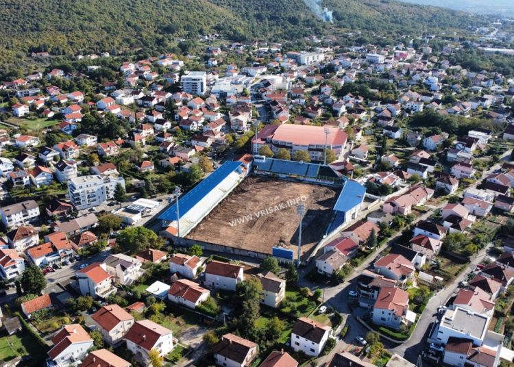 Pogledajte iz zraka u kojoj su fazi radovi na stadionu Pecara