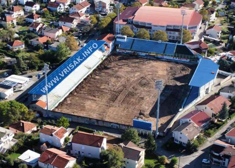 Pogledajte iz zraka u kojoj su fazi radovi na stadionu Pecara