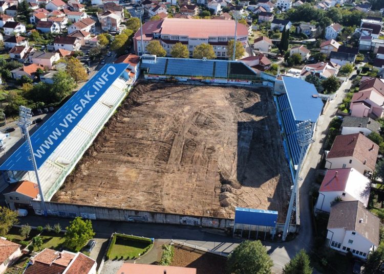 Pogledajte iz zraka u kojoj su fazi radovi na stadionu Pecara