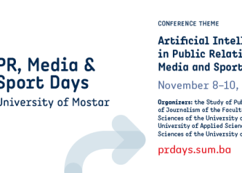 Konferencija PR, Media & Sports Days University of Mostar: Integracija umjetne inteligencije u PR, medije i sport