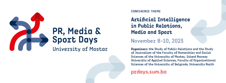 Konferencija PR, Media & Sports Days University of Mostar: Integracija umjetne inteligencije u PR, medije i sport