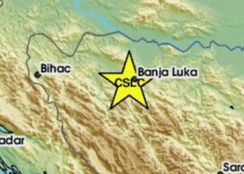 Potres u Bosni i Hercegovini magnitude 3