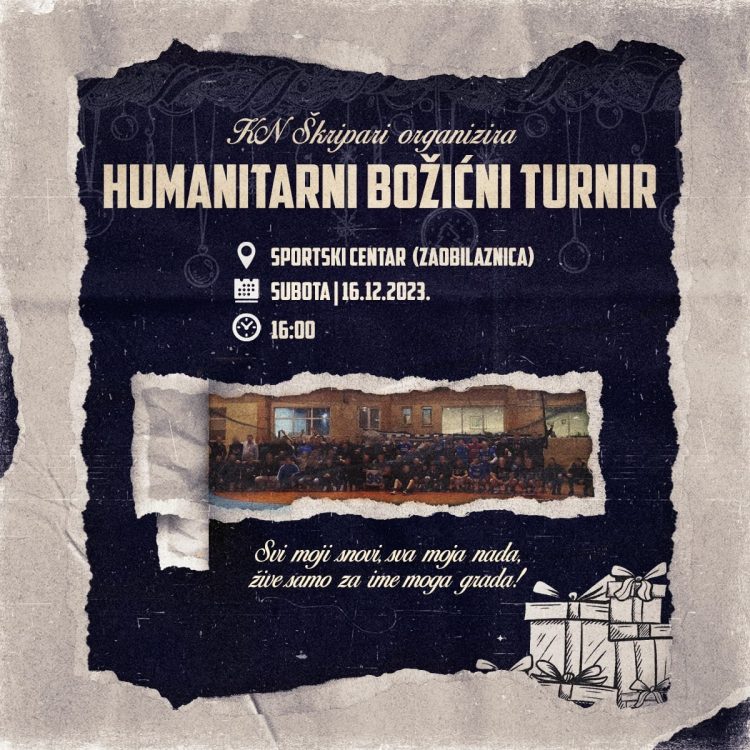 KN Škripari organizira božićni humanitarni futsal turnir