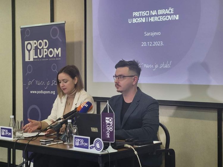 “Pod lupom”: Moćnici vrše pritiske, birači se ucjenjuju