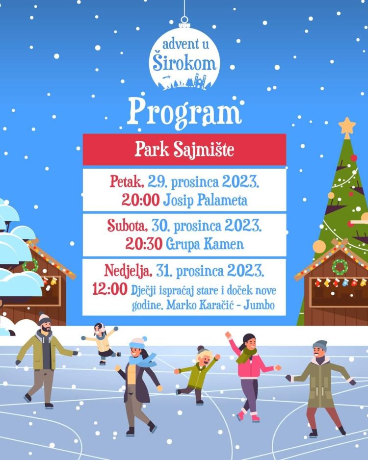 Program iduća tri dana Adventa u Širokom