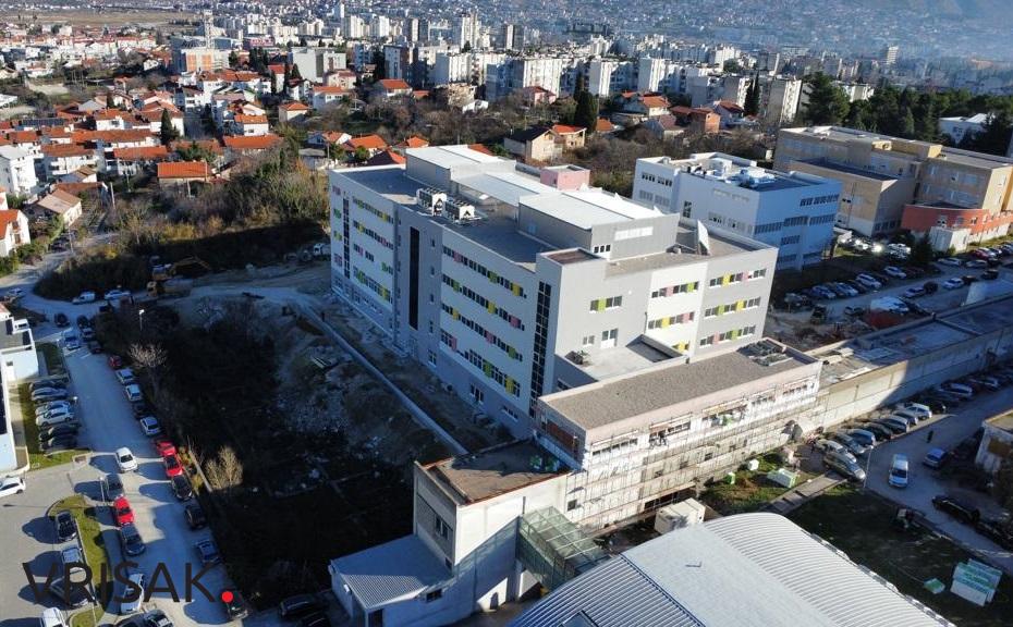 Danas otvaranje nove zgrade Klinike za dječje bolesti SKB Mostar