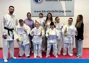 Široki Brijeg: Polaganje za žuti pojas za osobe s teškoćama u razvoju, te za početnike