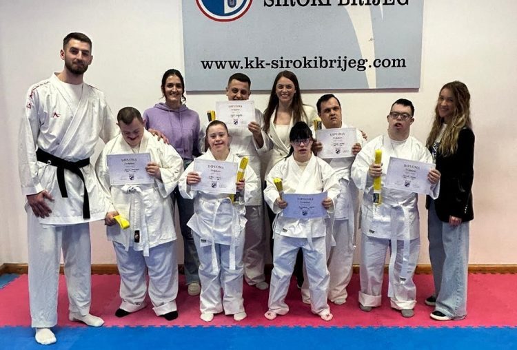 Široki Brijeg: Polaganje za žuti pojas za osobe s teškoćama u razvoju, te za početnike