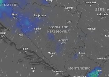 Temperature u BiH će večeras pasti i za 20 stupnjeva, snijeg se očekuje na sjeverozapadu