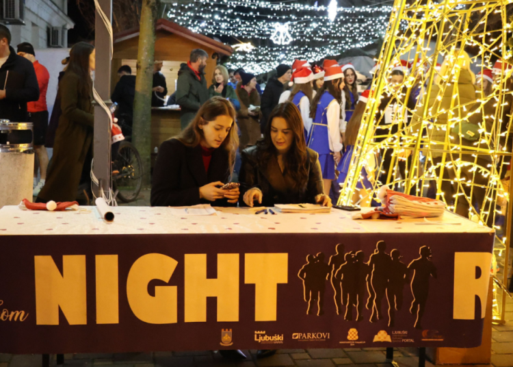 Ljubuški: Više od stotinu natjecatelja sudjelovalo na adventskoj noćnoj utrci