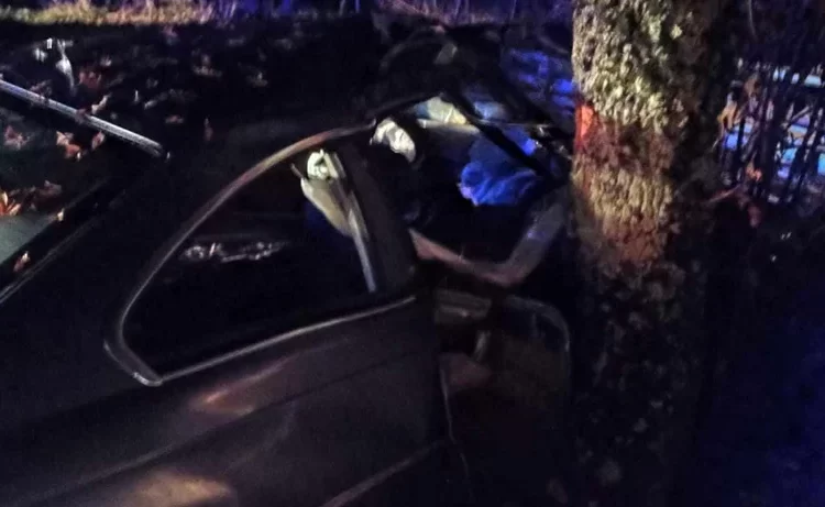 Dvije osobe ozlijeđene u izlijetanju auta u Knešpolju, vatrogasci izvlačili unesrećene