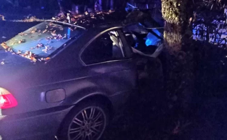 Dvije osobe ozlijeđene u izlijetanju auta u Knešpolju, vatrogasci izvlačili unesrećene
