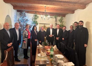 Čović i predstavnici Hrvata na proslavi Božića u Manastiru Žitomislić: Važno je raditi na izgradnji mira i suživota