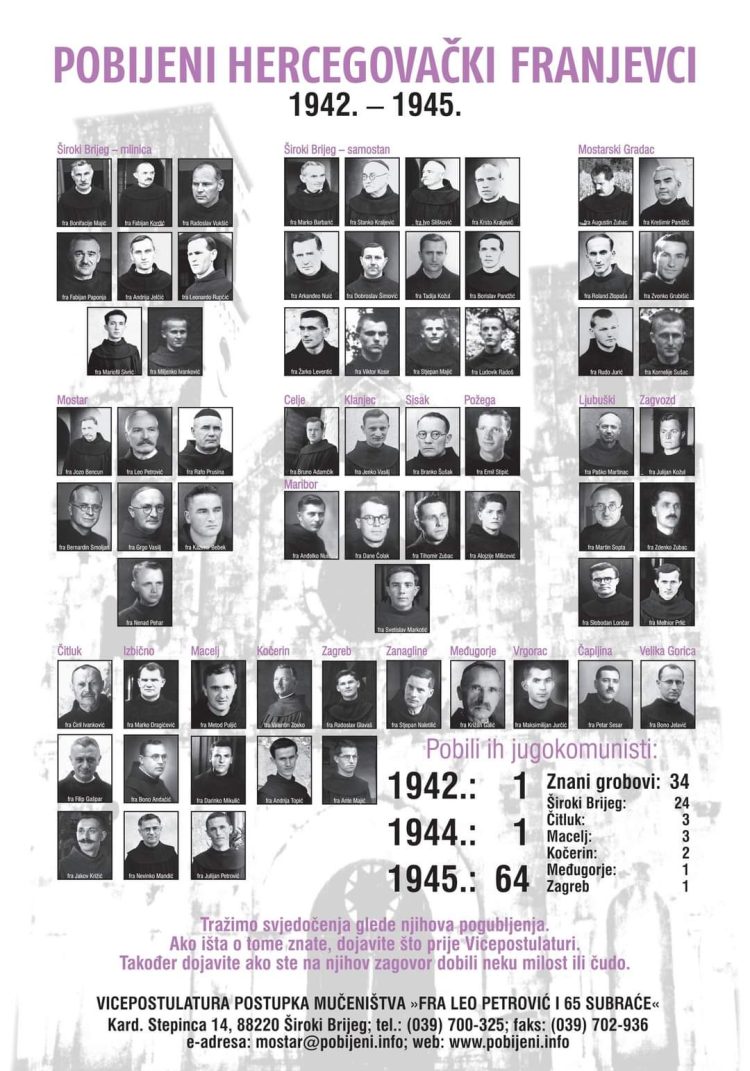 Donosimo program “Dana pobijenih hercegovačkih franjevaca”