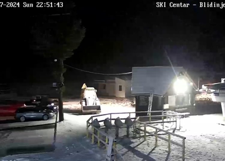 Snijeg pada na Blidinju