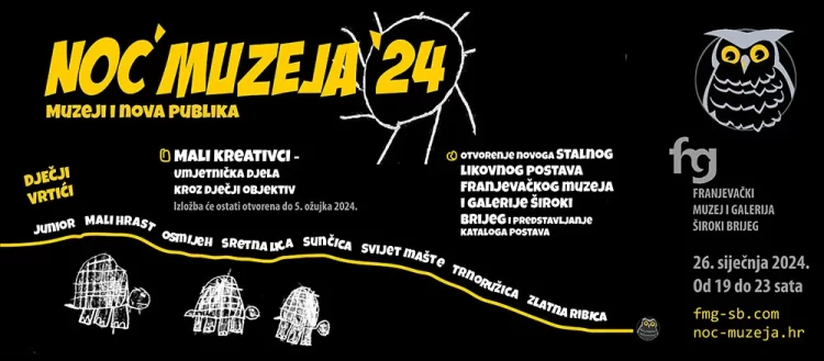 Franjevački muzej i galerija Široki Brijeg i ove godine sudjeluje u hrvatskoj Noći muzeja