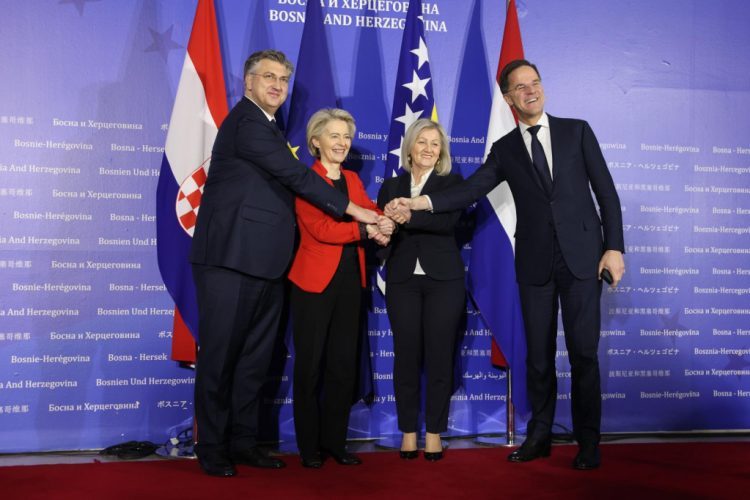 Von der Leyen, Plenković, Rutte i Krišto: BiH ima šansu za EU, mora postati suverena zemlja