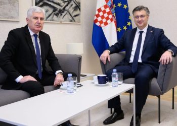 Plenković s Čovićem: Hrvatska podržava stav o potrebi uvažavanja interesa hrvatskog naroda u projektu Južna interkonekcija