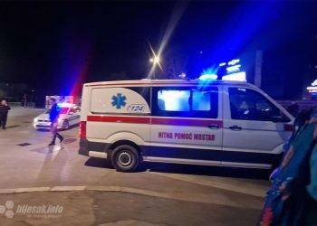 Mostar: U prometnoj nesreći ozlijeđen motociklist