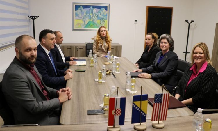 Predsjednici Vlade i Skupštine ŽZH održali sastanke sa zamjenicom šefa Misije SAD-a u BiH