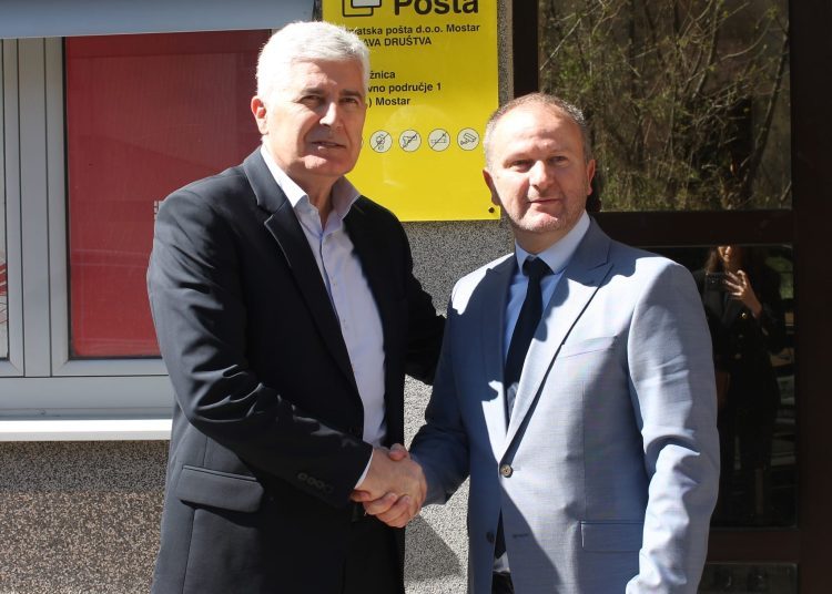 Čović posjetio HT Eronet, Hrvatsku poštu Mostar i Elektroprivredu HZ HB