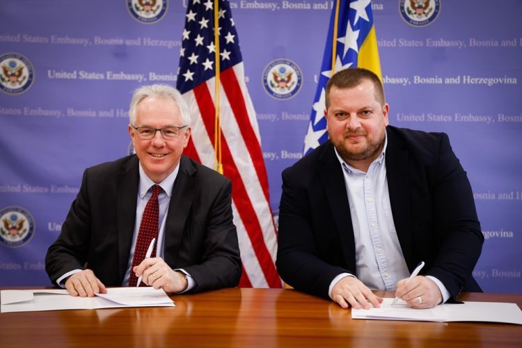 Gradonačelnik Ljubuškog Vedran Markotić i američki veleposlanik Murphy potpisali sporazum o partnerstvu