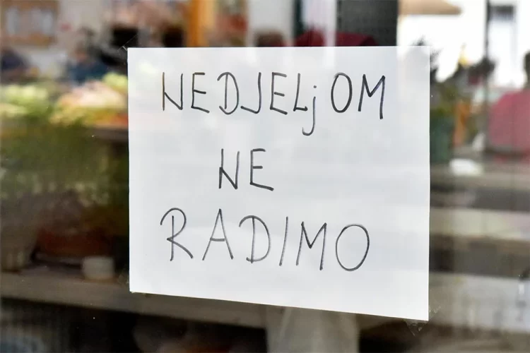 Parlament Federacije BiH sutra će raspravljati o neradnom danu za radnike u trgovinama