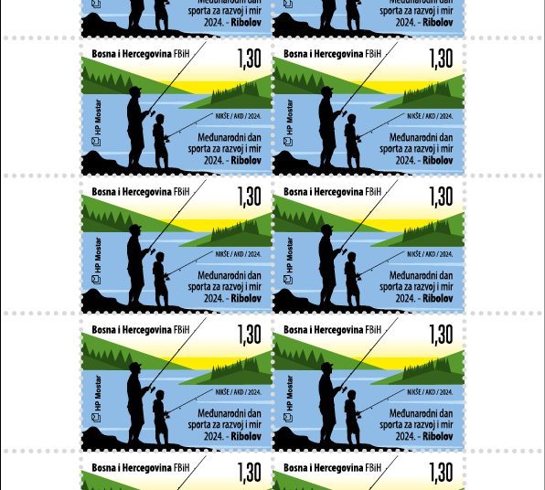 Prigodne marake Hrvatske pošte Mostar „Međunarodni dan sporta za razvoj i mir“