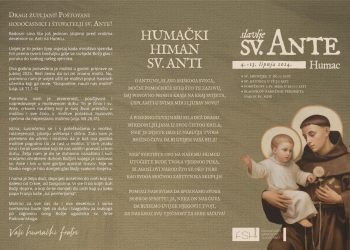 Najava: Devetnica sv. Anti na Humcu