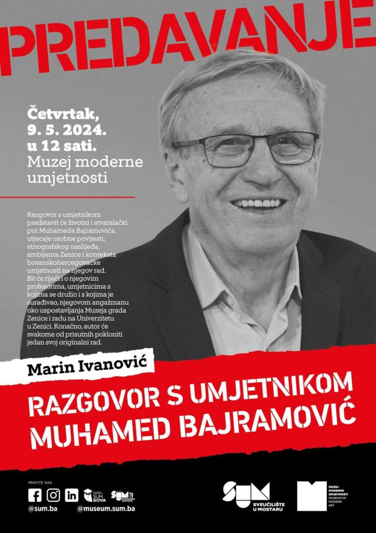 Razgovor s umjetnikom, ovoga puta sa zeničkim slikarom Muhamedom Bajramovićem