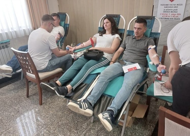 Široki Brijeg: 75 doza u akciji darivanja krvi za pučanstvo