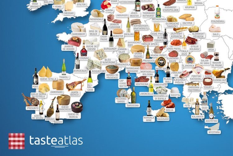 Objavljena mapa najboljih namirnica po zemljama Europe, evo što je izdvojeno za BiH