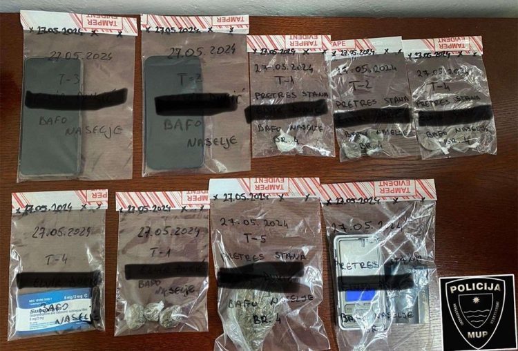 U Mostaru uhićena dva brata – pronađeni heroin, amfetamin, speed, marihuana…