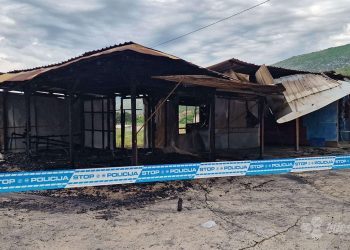 Požar na mostarskoj pijaci u Vrapčićima