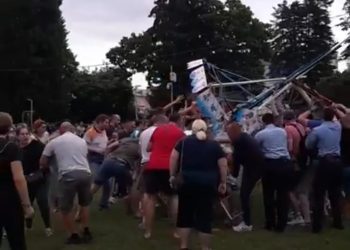 Strava u Doboju: Srušio se ringišpil, ima ozlijeđene djece