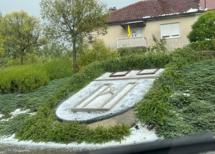 Snažno nevrijeme praćeno tučom pogodilo Široki Brijeg