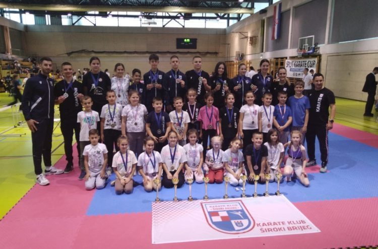 Karate klub Široki Brijeg zablistao i u Splitu na međunarodnom turniru
