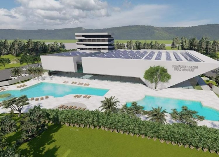 Nastavljeni radovi na Olimpijskom bazenu u Mostaru, pogledajte dokle se stiglo