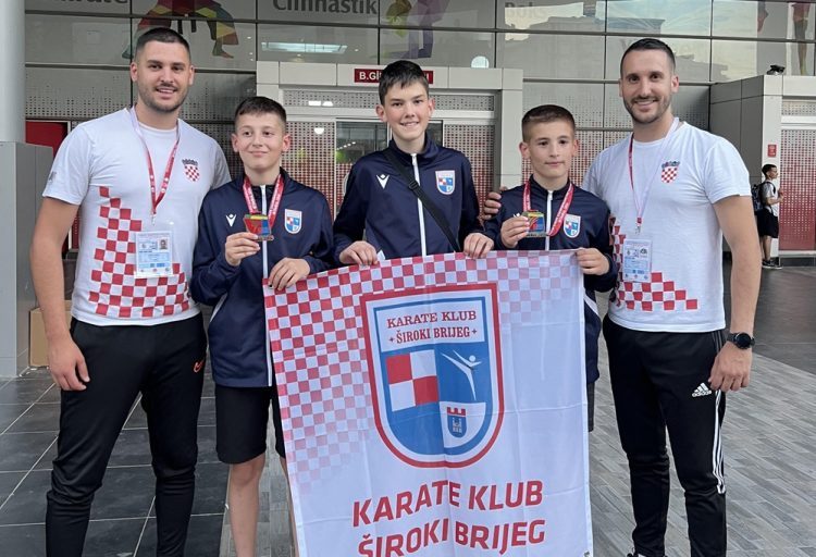 Širokobriješki karatisti osvojili dvije medalje na prvenstvu u Istanbulu