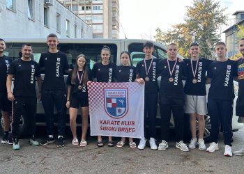 Karate klub Široki Brijeg osvojio četiri medalje na državnom prvenstvu Hrvatske